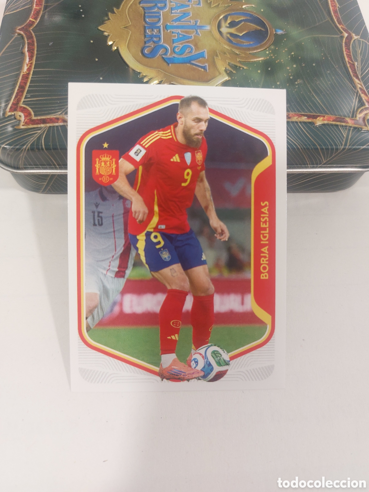 Cromos de f&uacute;tbol: 56 BORJA IGLESIAS SELECCION ESPA&Ntilde;OLA ESPA&Ntilde;A MUNDIAL CARREFOUR 26 PANINI 2026