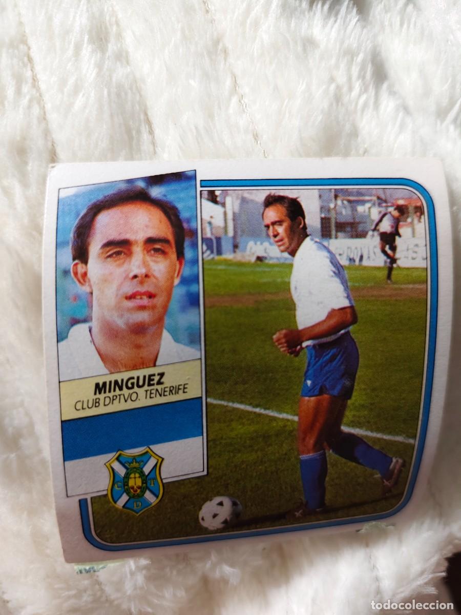 Cromos de f&uacute;tbol: EDICIONES ESTE 89 90 MINGUEZ C.D. TENERIFE 1989 1990 DESPEGADO RECUPERADO ALBUM AAQ