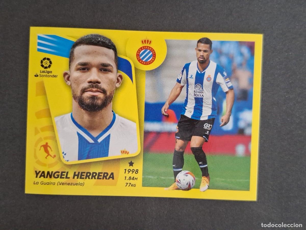 Cromos de f&uacute;tbol: L2 YANGEL HERRERA R. C. D. ESPA&Ntilde;OL FICHAJE 59 LIGA ESTE 2021 2022 21 22 NUNCA PEGADO SIN PEGAR