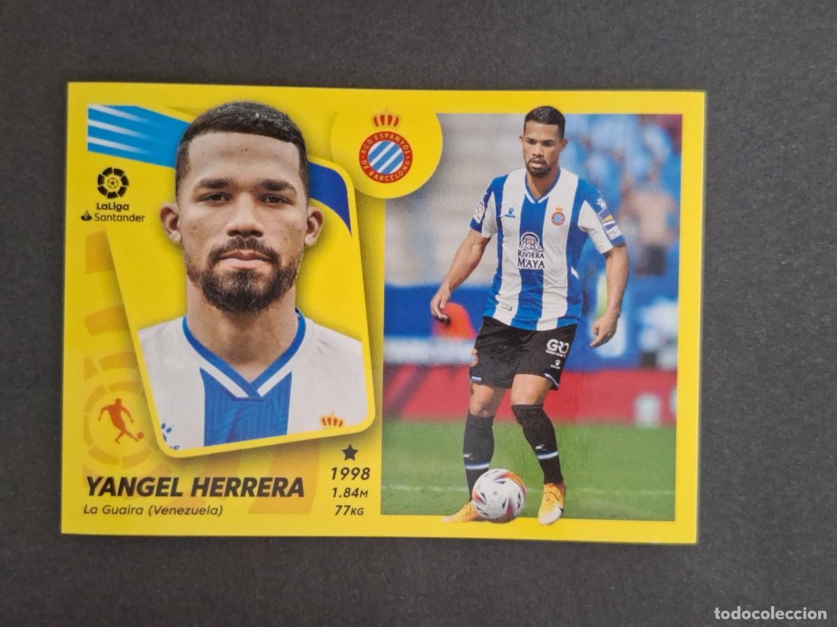 Cromos de f&uacute;tbol: L2 YANGEL HERRERA R. C. D. ESPA&Ntilde;OL FICHAJE 59 LIGA ESTE 2021 2022 21 22 NUNCA PEGADO SIN PEGAR