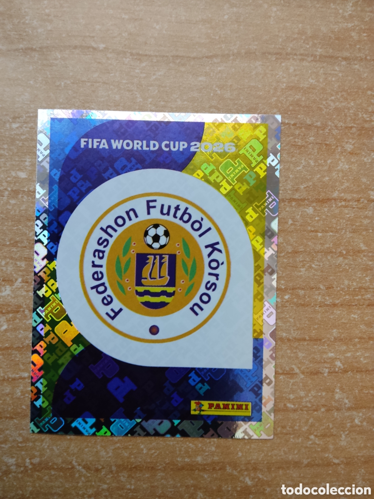 Fu&szlig;ball-Sticker: CUW1 ESCUDO CURA&Ccedil;AO FIFA WORLD CUP 2026