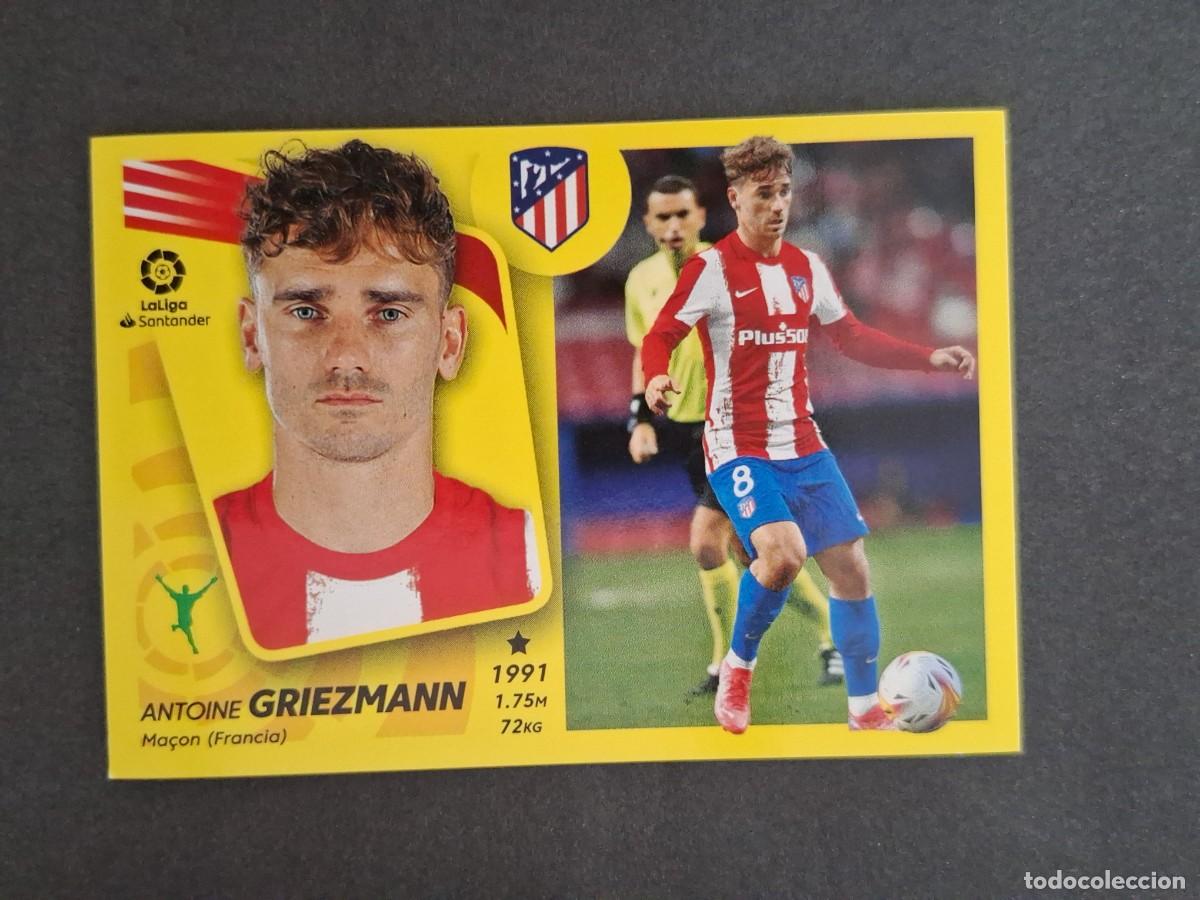 Fu&szlig;ball-Sticker: L2 GRIEZMANN ATLETICO DE MADRID FICHAJE 63 LIGA ESTE 2021 2022 21 22 NUNCA PEGADO SIN PEGAR