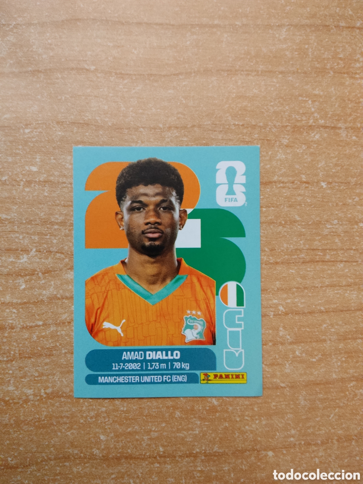 Fu&szlig;ball-Sticker: CIV15 AMAD DIALLO COSTA MARFIL FIFA WORLD CUP 2026