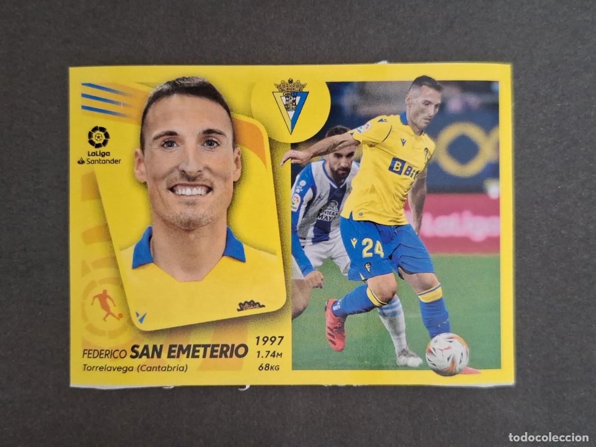 Cromos de f&uacute;tbol: L2 SAN EMETERIO CADIZ C. F. MERCADO DE INVIERNO LIGA ESTE 2021 2022 21 22 NUNCA PEGADO SIN PEGAR