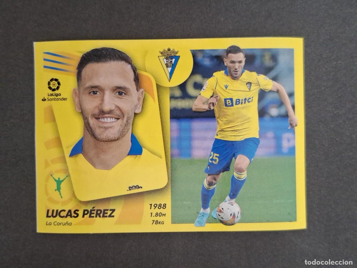 Cromos de f&uacute;tbol: L2 LUCAS PEREZ CADIZ C. F. MERCADO DE INVIERNO LIGA ESTE 2021 2022 21 22 NUNCA PEGADO SIN PEGAR