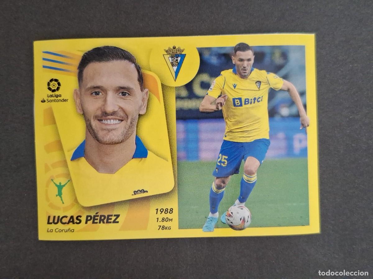 Cromos de f&uacute;tbol: L2 LUCAS PEREZ CADIZ C. F. MERCADO DE INVIERNO LIGA ESTE 2021 2022 21 22 NUNCA PEGADO SIN PEGAR