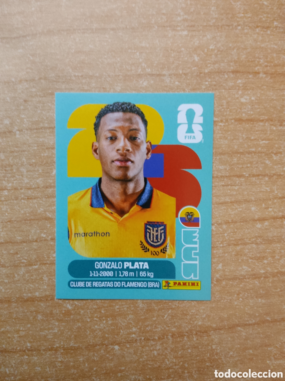 Cromos de f&uacute;tbol: ECU16 GONZALO PLATA ECUADOR FIFA WORLD CUP 2026