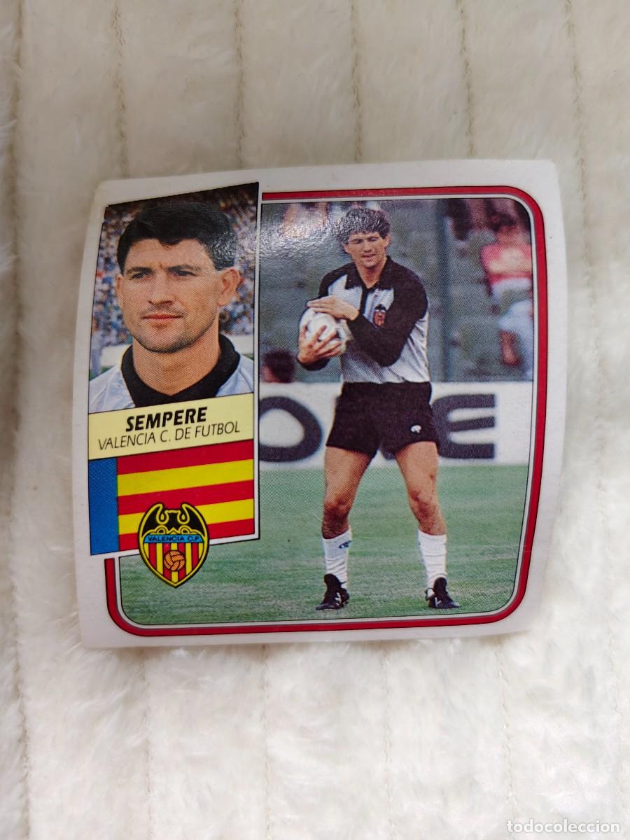 Figurine di Calcio: EDICIONES ESTE 89 90 SEMPERE VALENCIA C.F. 1989 1990 DESPEGADO RECUPERADO ALBUM AAQ