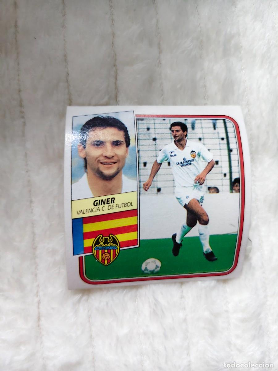 Figurine di Calcio: EDICIONES ESTE 89 90 GINER VALENCIA C.F. 1989 1990 DESPEGADO RECUPERADO ALBUM AAQ