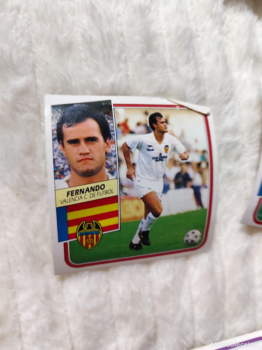 Football Stickers: EDICIONES ESTE 89 90 FERNANDO VALENCIA C.F. 1989 1990 DESPEGADO RECUPERADO ALBUM AAQ