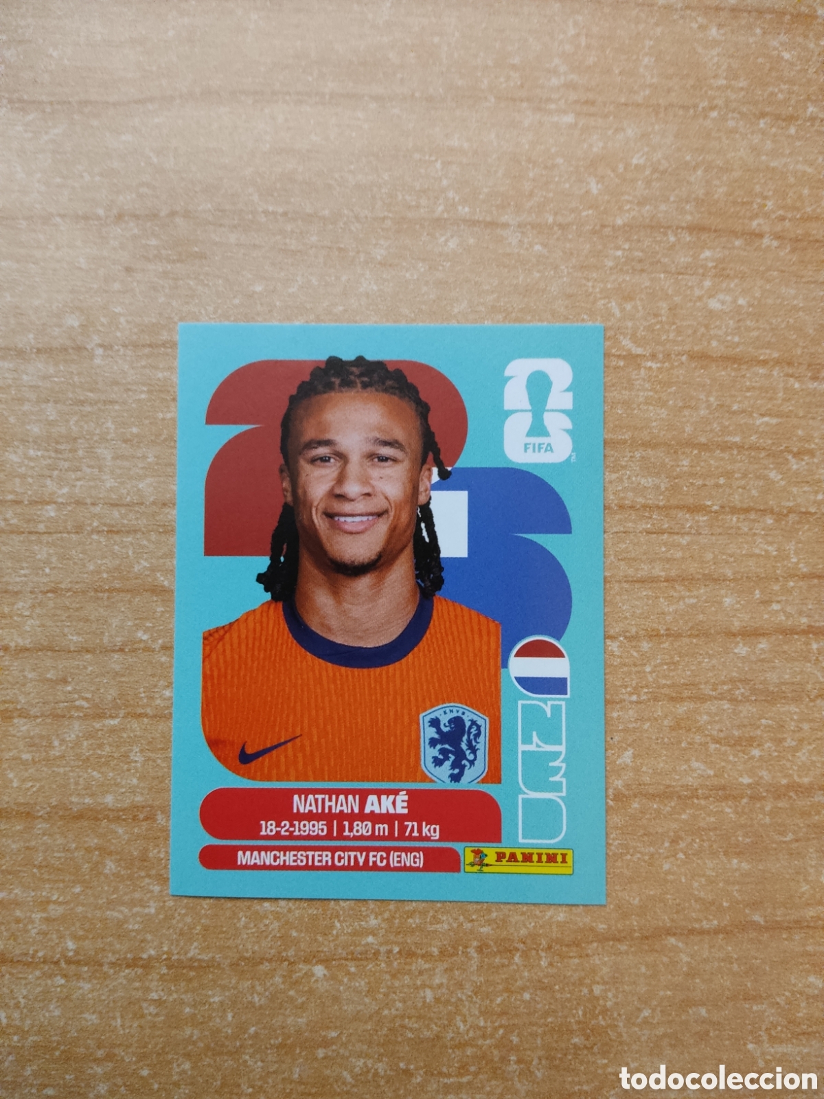 Football Stickers: 7 NATHAN AKE PAISES BAJOS FIFA WORLD CUP 2026