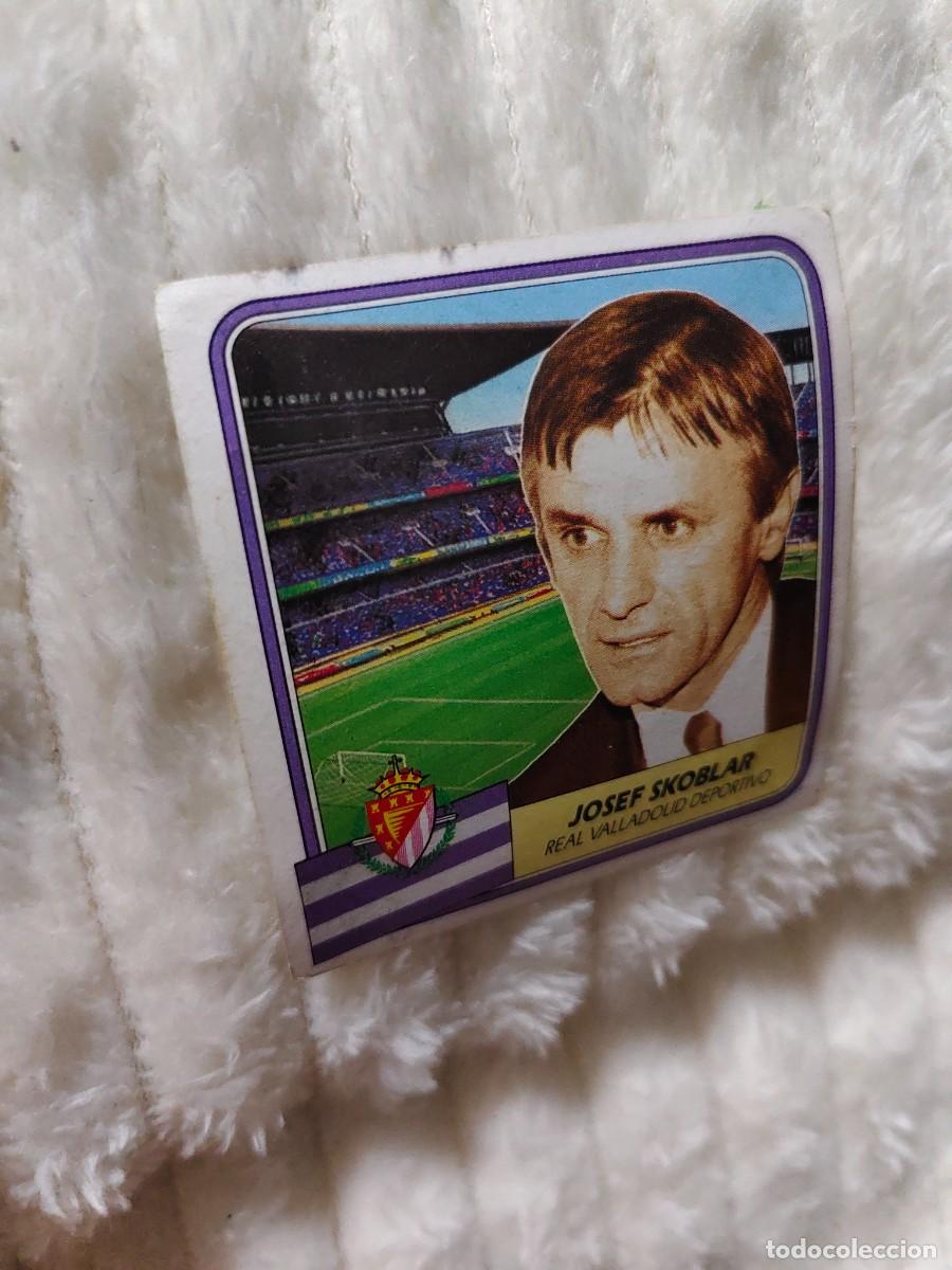 Figurine di Calcio: EDICIONES ESTE 89 90 SKOBLAR ENTRENADOR VALLADOLID 1989 1990 DESPEGADO RECUPERADO ALBUM AAQ