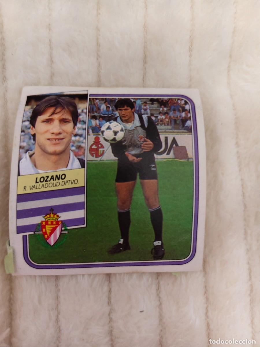 Cromos de f&uacute;tbol: EDICIONES ESTE 89 90 LOZANO REAL VALLADOLID 1989 1990 DESPEGADO RECUPERADO ALBUM AAQ