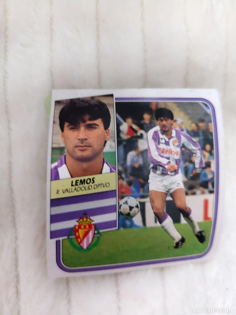 Cromos de f&uacute;tbol: EDICIONES ESTE 89 90 LEMOS REAL VALLADOLID 1989 1990 DESPEGADO RECUPERADO ALBUM AAQ