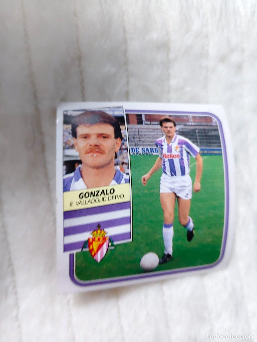 Cromos de f&uacute;tbol: EDICIONES ESTE 89 90 GONZALO REAL VALLADOLID 1989 1990 DESPEGADO RECUPERADO ALBUM AAQ