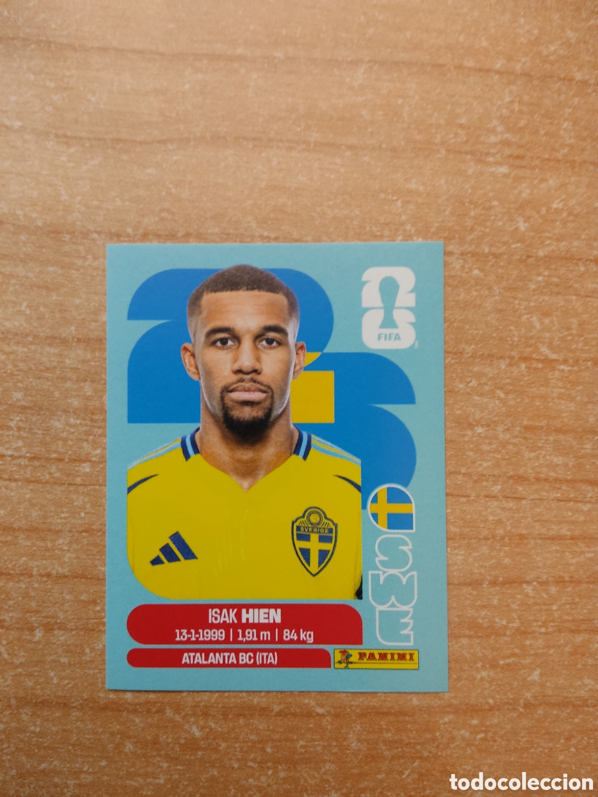 Cromos de f&uacute;tbol: 3 ISAK HIEN SUECIA FIFA WORLD CUP 2026