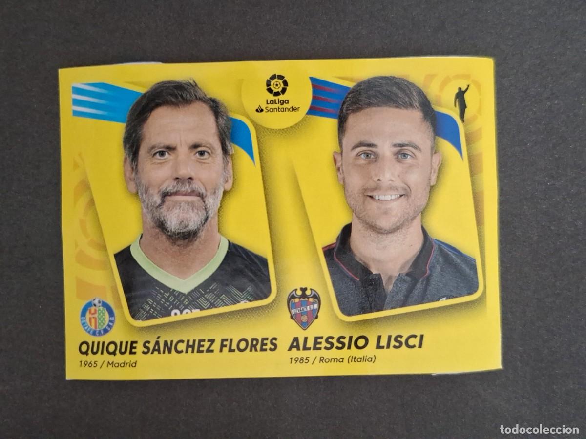 Cromos de f&uacute;tbol: L2 QUIQUE S. FLORES - ALESSIO LISCI MERCADO DE INVIERNO LIGA ESTE 2021 2022 21 22 NUNCA PEGADO