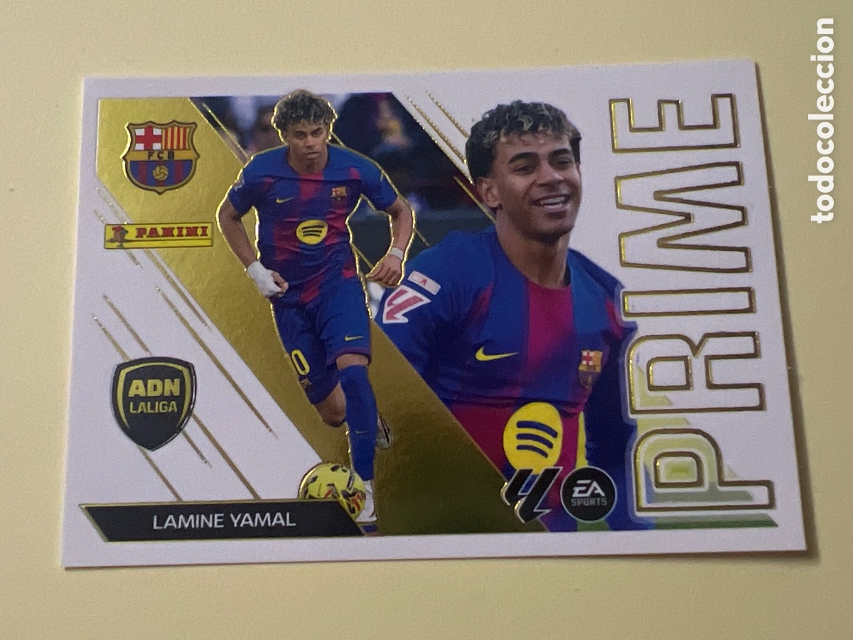 Cromos de f&uacute;tbol: C5397. Lamine Yamal 6 Barcelona Prime ADN LaLiga Liga Este 2026/27 26-27 Panini