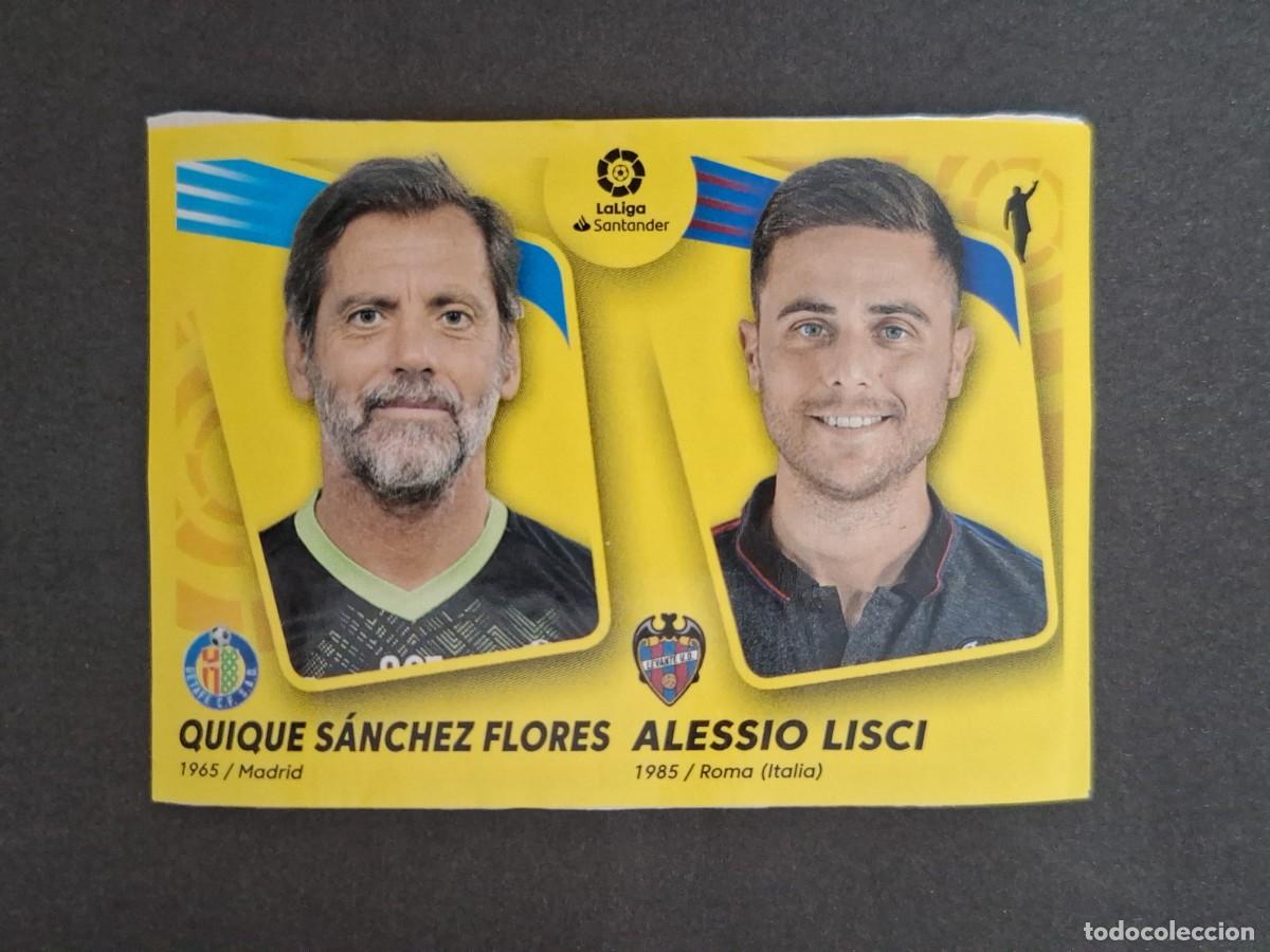 Cromos de f&uacute;tbol: L2 QUIQUE S. FLORES - ALESSIO LISCI MERCADO DE INVIERNO LIGA ESTE 2021 2022 21 22 NUNCA PEGADO