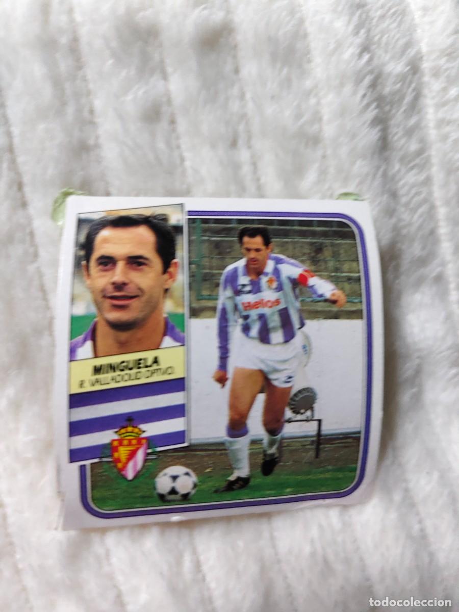 Cromos de f&uacute;tbol: EDICIONES ESTE 89 90 MINGUELA REAL VALLADOLID 1989 1990 DESPEGADO RECUPERADO ALBUM AAQ