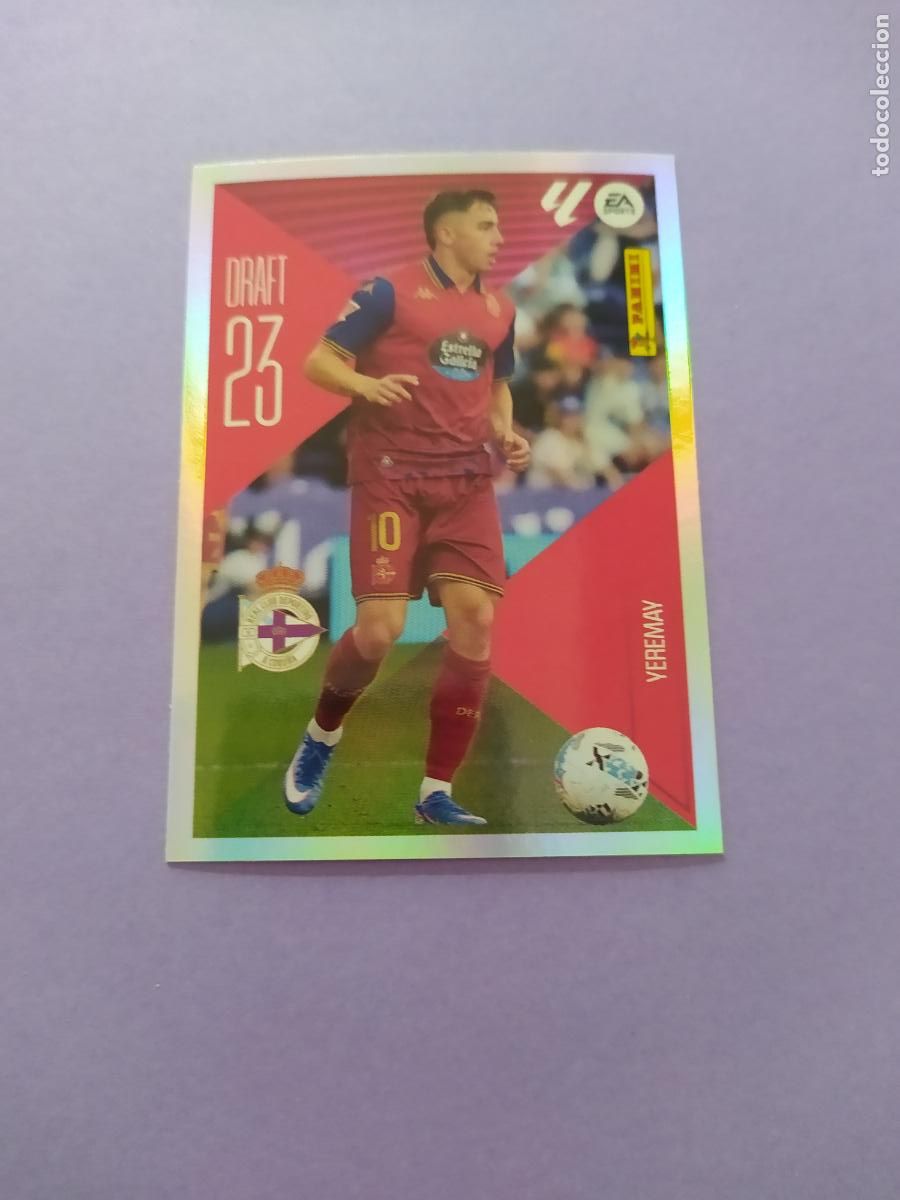 Cromos de f&uacute;tbol: LIGA ESTE 2026 2027 26 27 NUEVO - DRATF 23 N&ordm; 23 YEREMAY DEPORTIVO A CORU&Ntilde;A