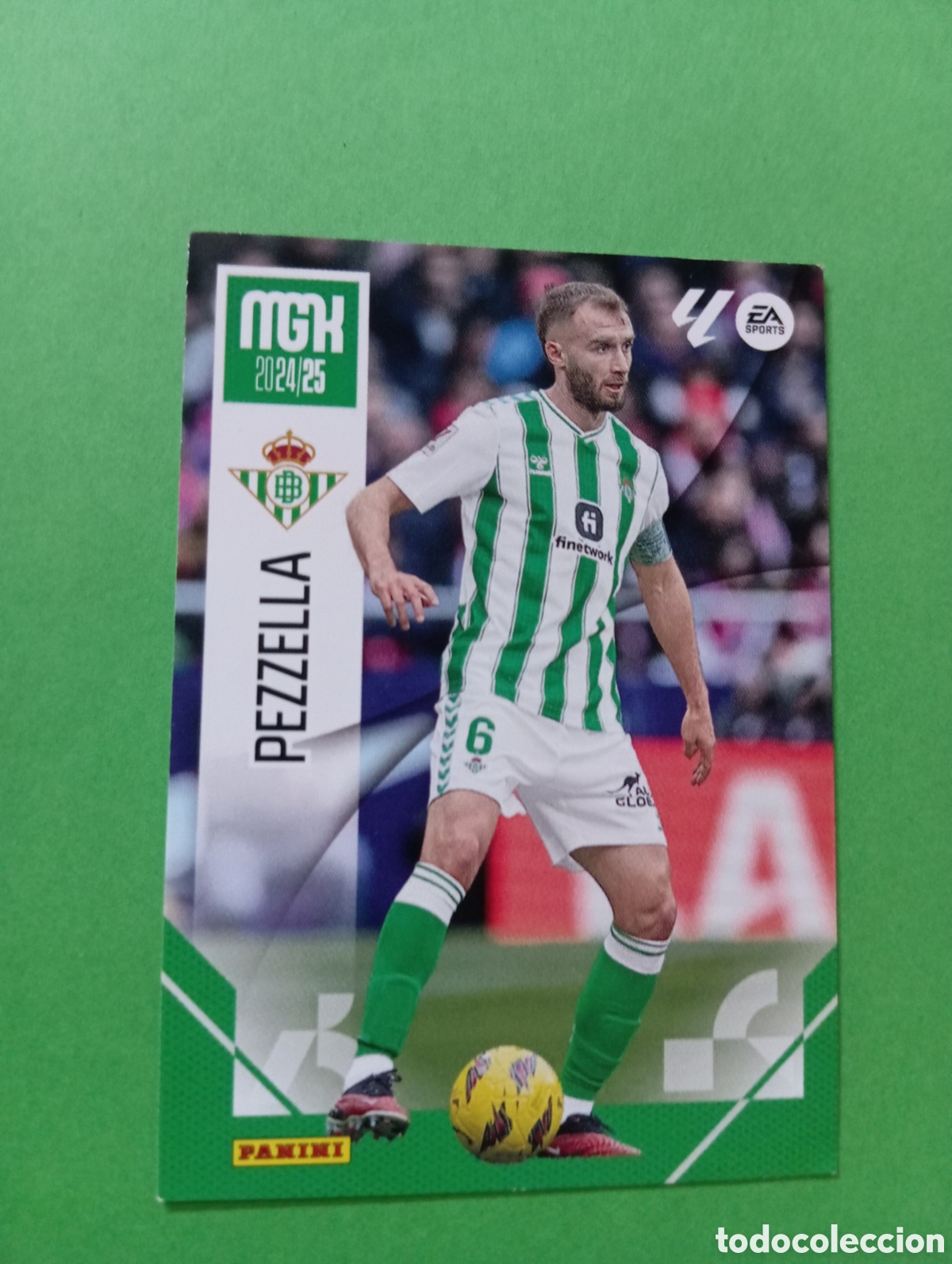 Cromos de f&uacute;tbol: Pezzella Betis n&deg;97 / PANINI MEGACRACKS 2024/2025