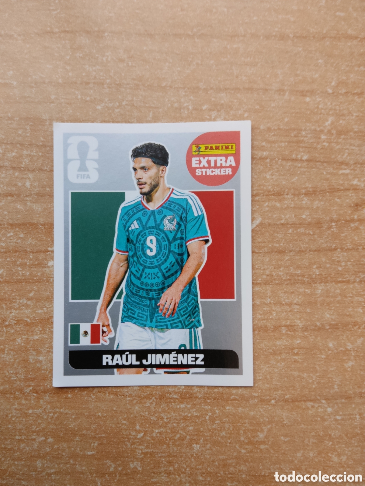 Cromos de f&uacute;tbol: EXTRA STICKER RAUL JIMENEZ MEXICO GRIS FIFA WORLD CUP 2026