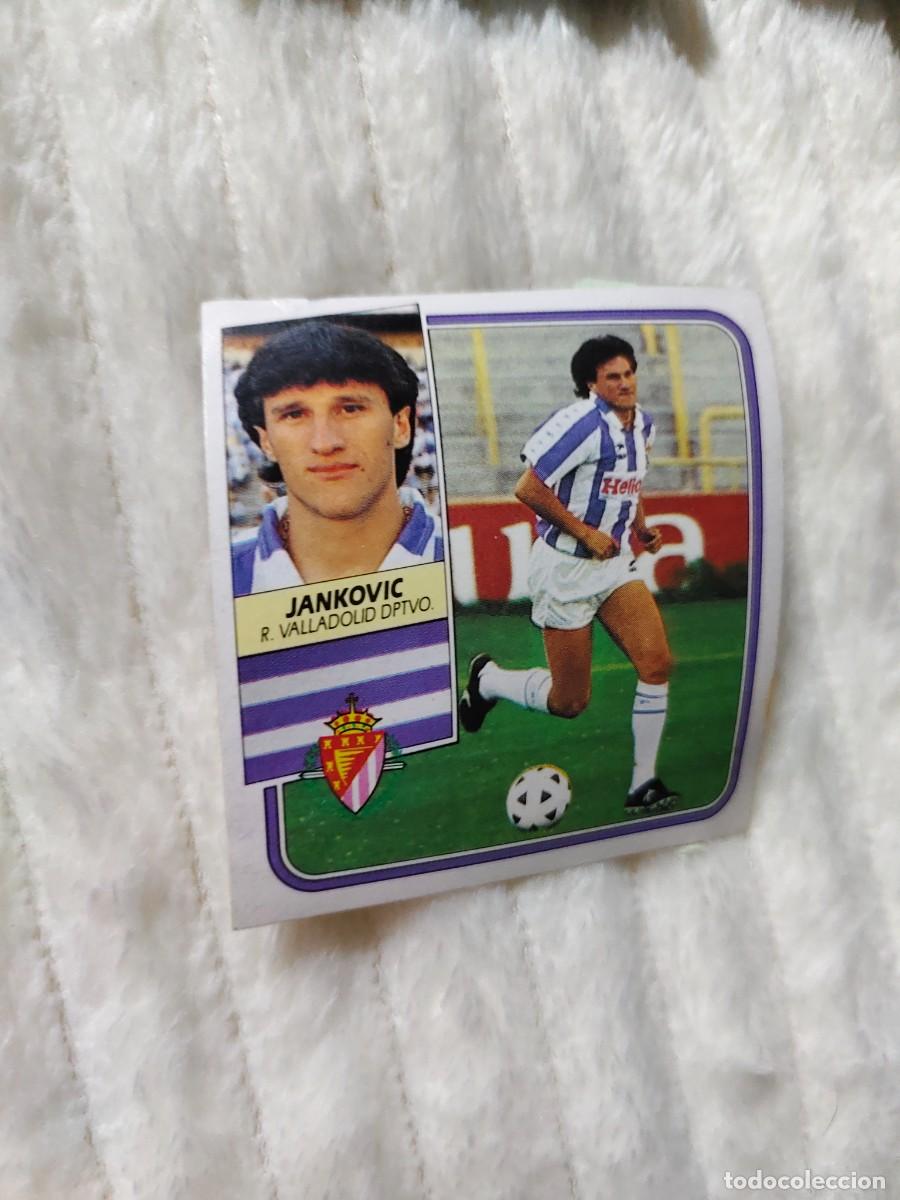 Cromos de f&uacute;tbol: EDICIONES ESTE 89 90 JANKOVIC REAL VALLADOLID 1989 1990 DESPEGADO RECUPERADO ALBUM AAQ