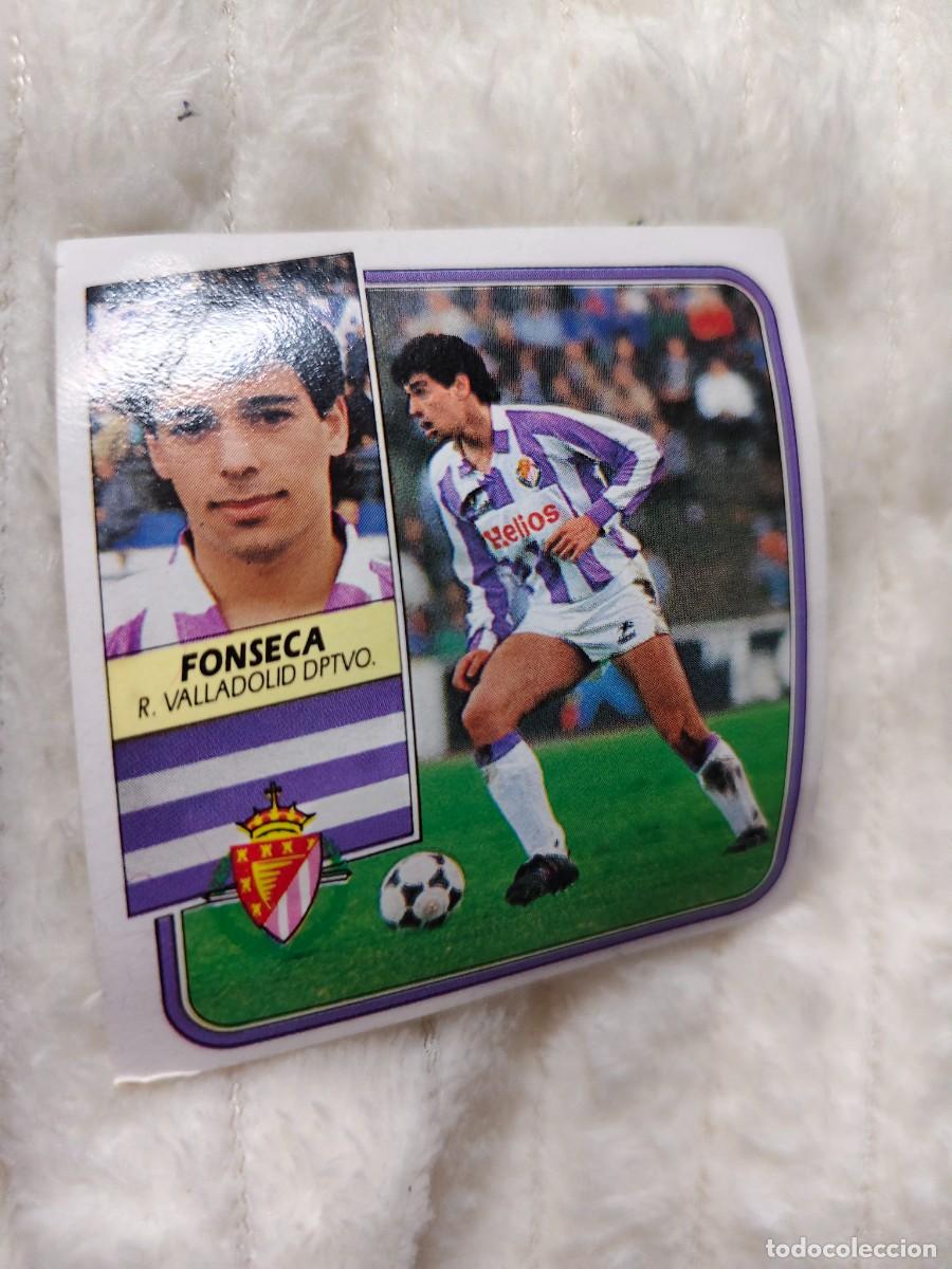 Cromos de f&uacute;tbol: EDICIONES ESTE 89 90 FONSECA REAL VALLADOLID 1989 1990 DESPEGADO RECUPERADO ALBUM AAQ