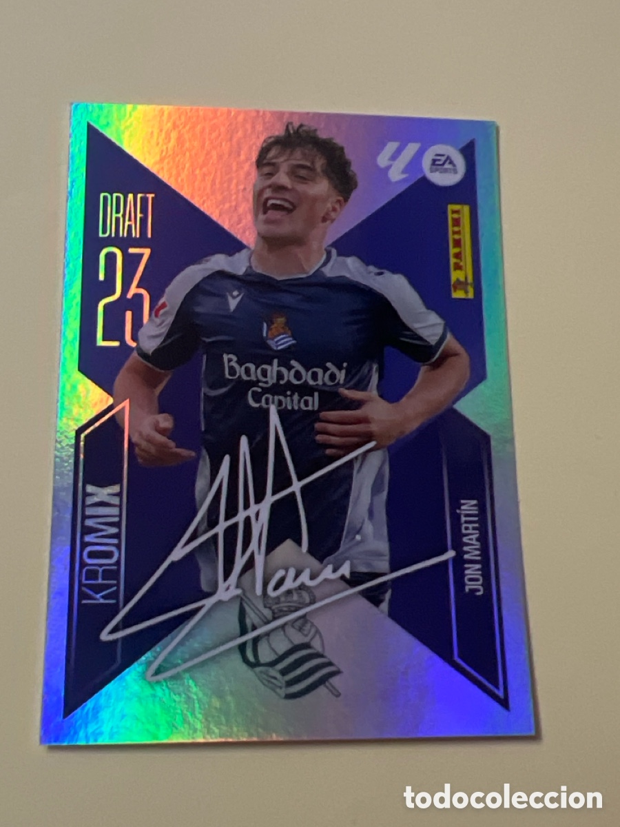 Figurine di Calcio: C5405. LIGA ESTE 2026 2027 26 27 NUEVO - DRATF 23 KROMIX N&ordm; 13 JON MARTIN REAL SOCIEDAD