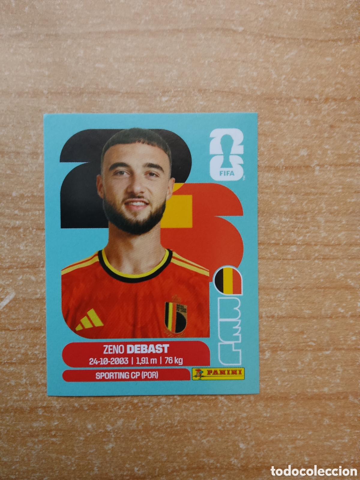 Figurine di Calcio: 5 ZENO DEBAST BELGICA FIFA WORLD CUP 2026