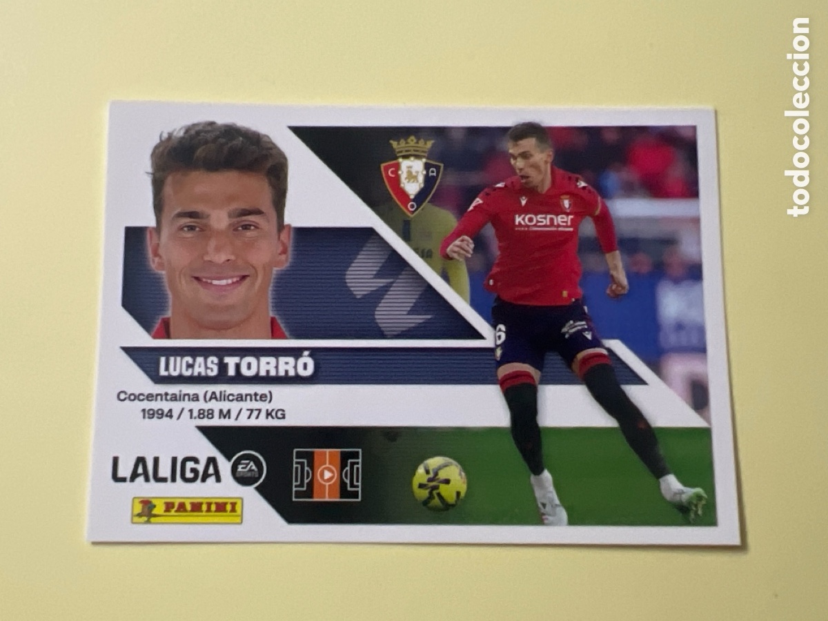 Cromos de f&uacute;tbol: C5407. Torro n&uacute;mero 11 de Osasuna cromo liga este 26-27 2026-2027