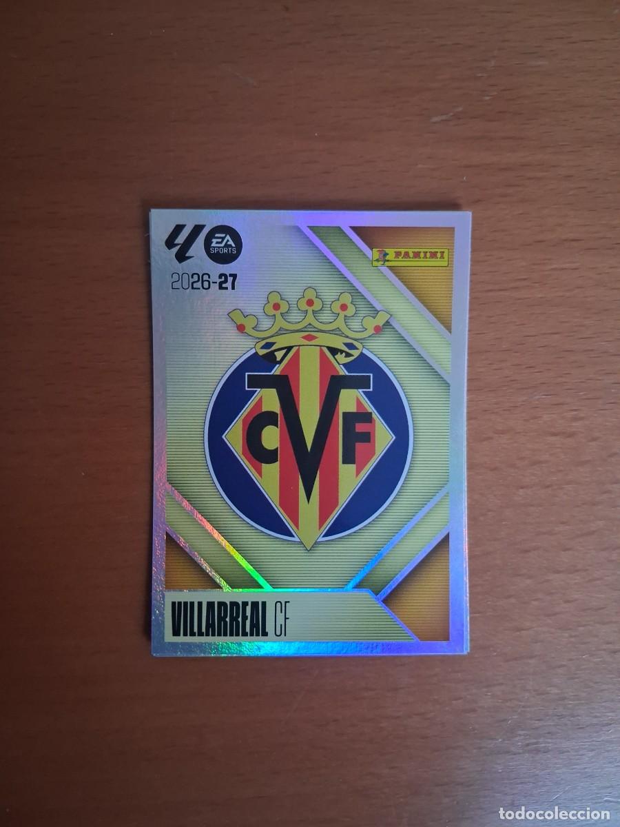 Cromos de f&uacute;tbol: Ediciones Este 2026 2027 26 27 Villarreal CF 1 Escudo