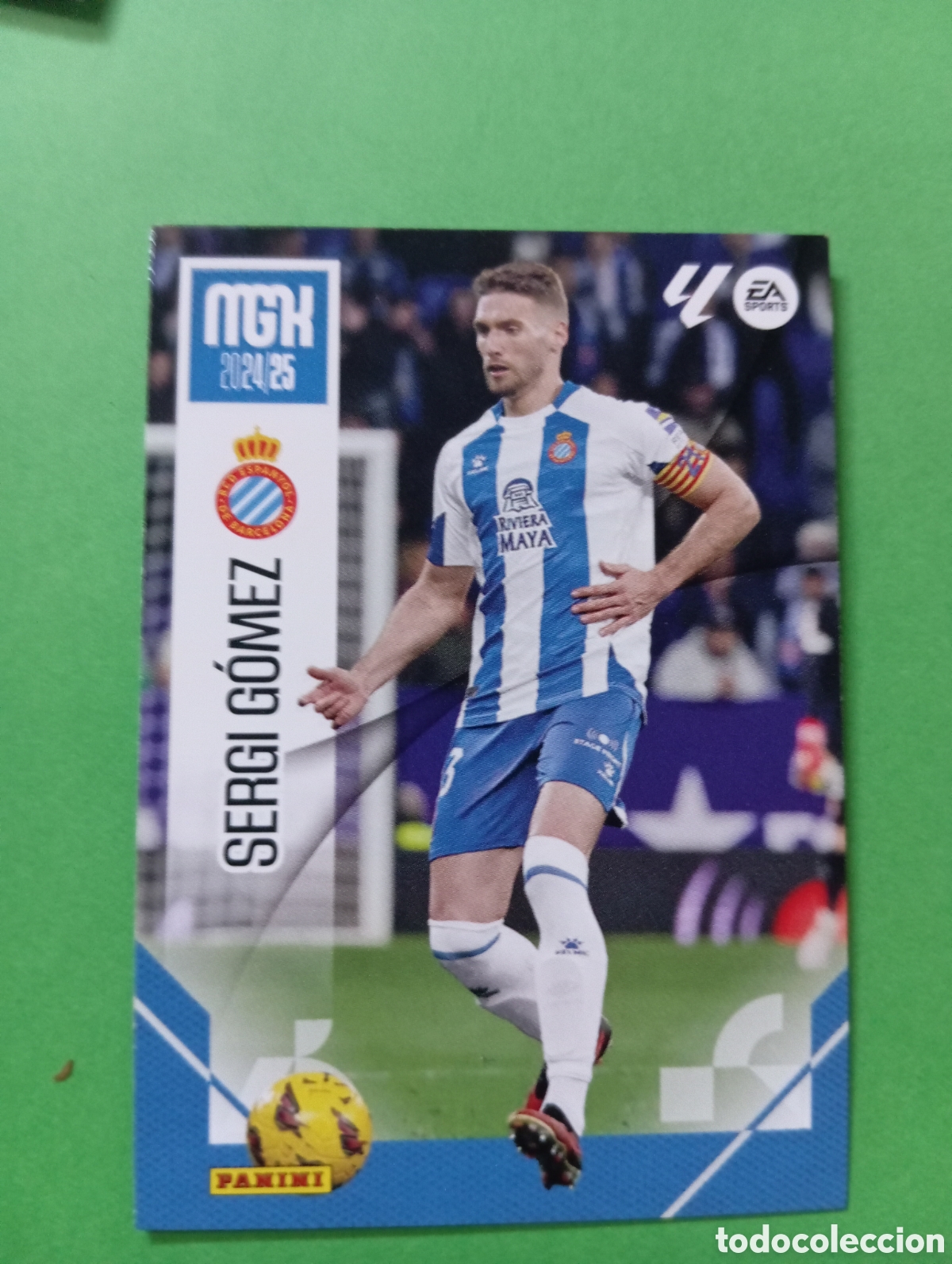 Cromos de f&uacute;tbol: Sergi G&oacute;mez Espanyol n&deg;132 / PANINI MEGACRACKS 2024/2025