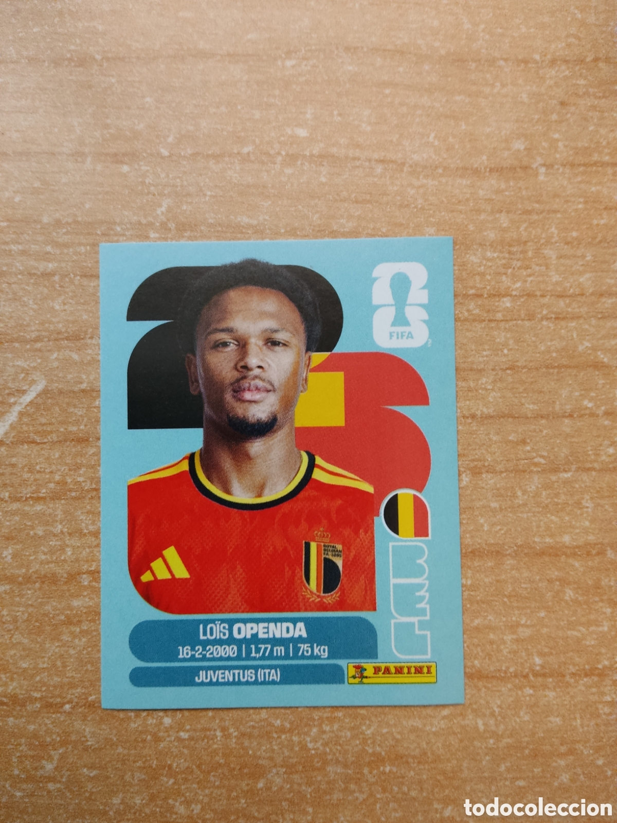 Cromos de f&uacute;tbol: 19 OPENDA BELGICA FIFA WORLD CUP 2026