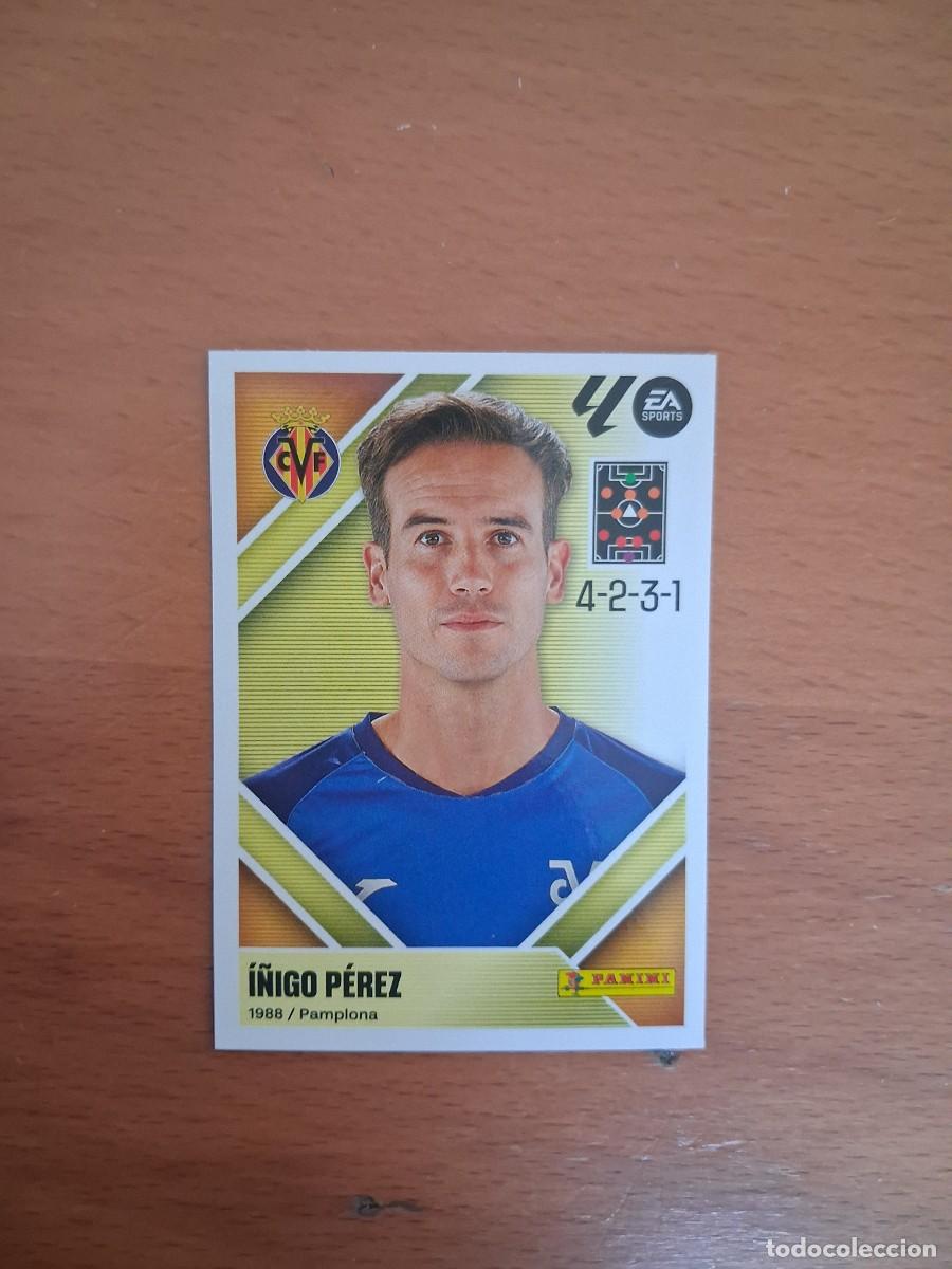 Cromos de f&uacute;tbol: Ediciones Este 2026 2027 26 27 Villarreal CF 2 Entrenador I&ntilde;igo Perez