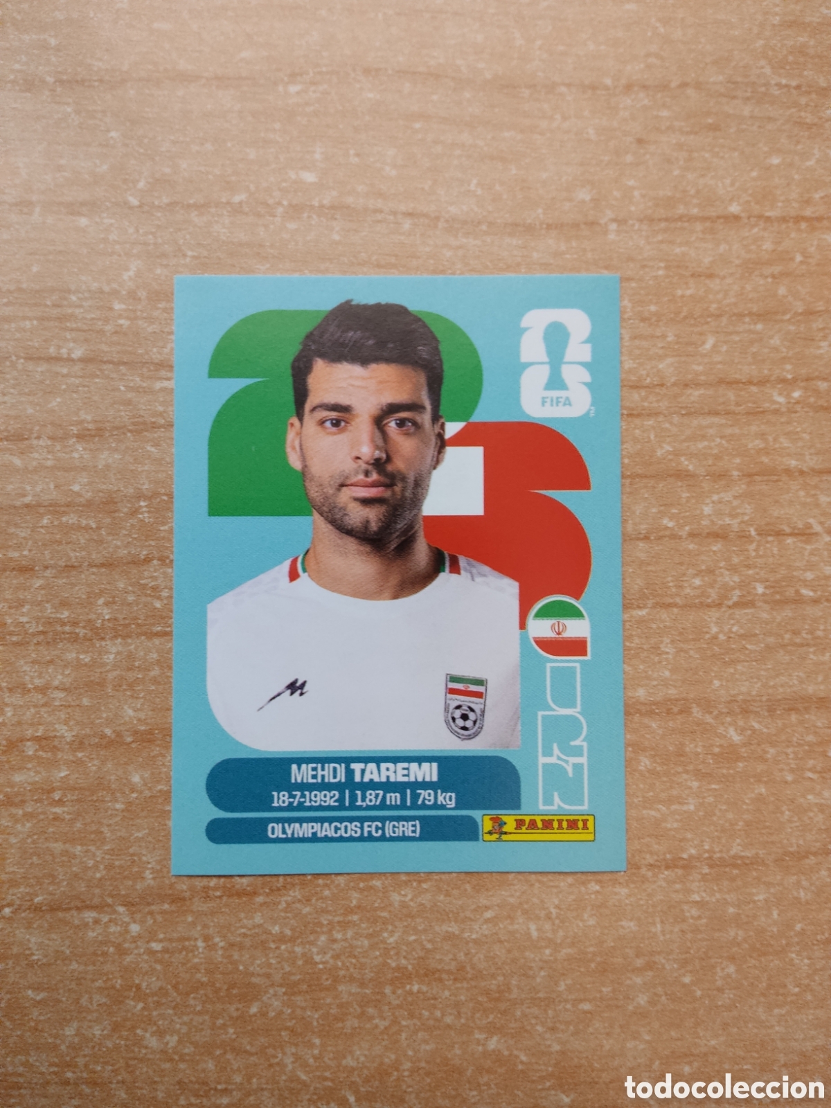 Cromos de f&uacute;tbol: 18 TAREMI IRAN FIFA WORLD CUP 2026