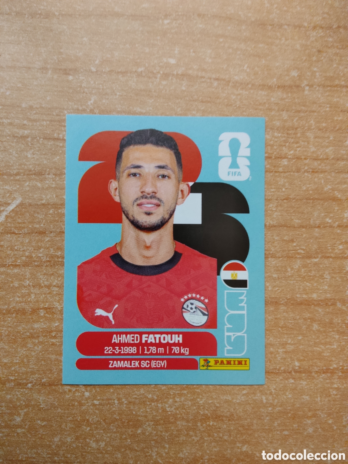 Cromos de f&uacute;tbol: 9 FATOUH EGIPTO FIFA WORLD CUP 2026