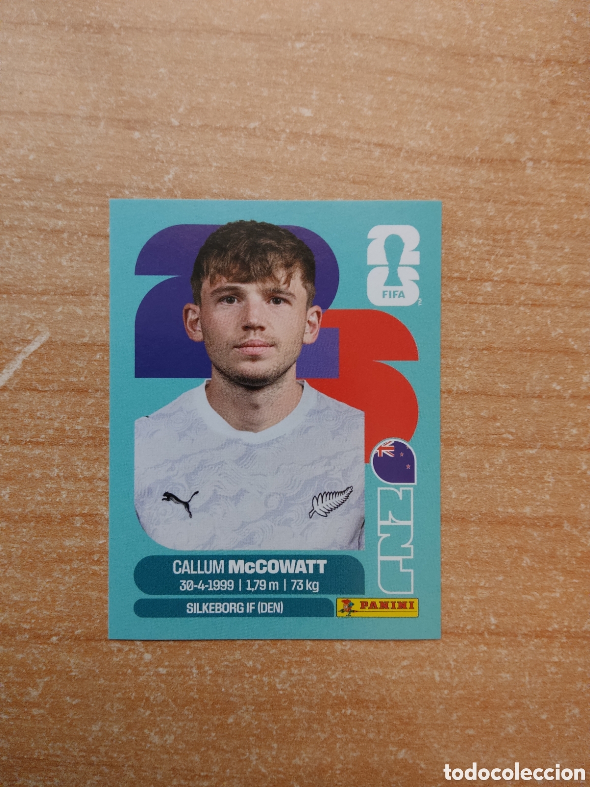 Cromos de f&uacute;tbol: 19 CALUM MCCOWATT NUEVA ZELANDA FIFA WORLD CUP 2026