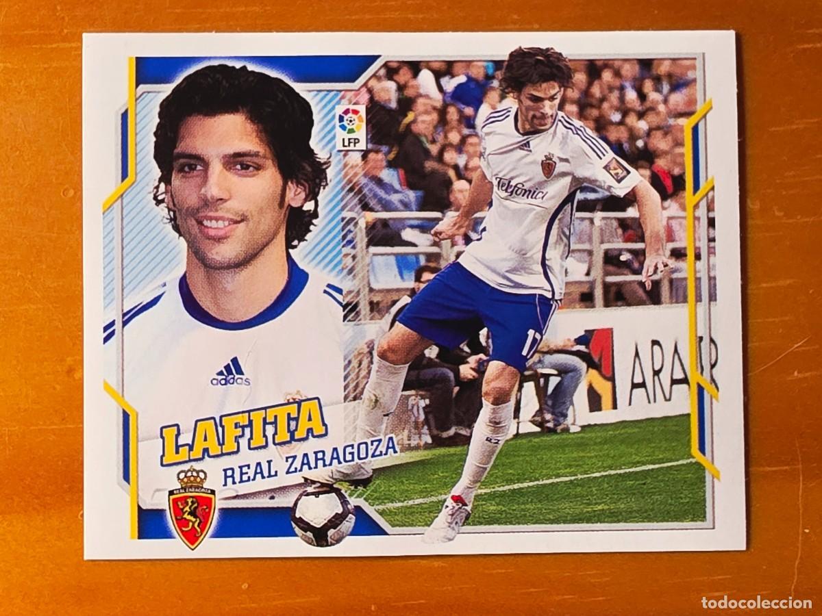 Cromos de f&uacute;tbol: 10 Lafita, Real Zaragoza, Panini Ediciones Liga Este 2010 2011 10 11 sin pegar