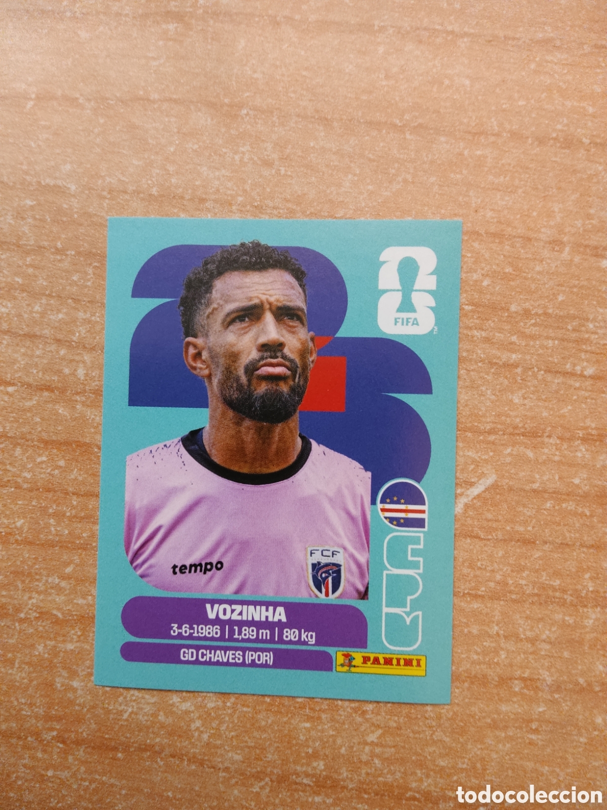 Figurine di Calcio: 2 VOZINHA CABO VERDE FIFA WORLD CUP 2026