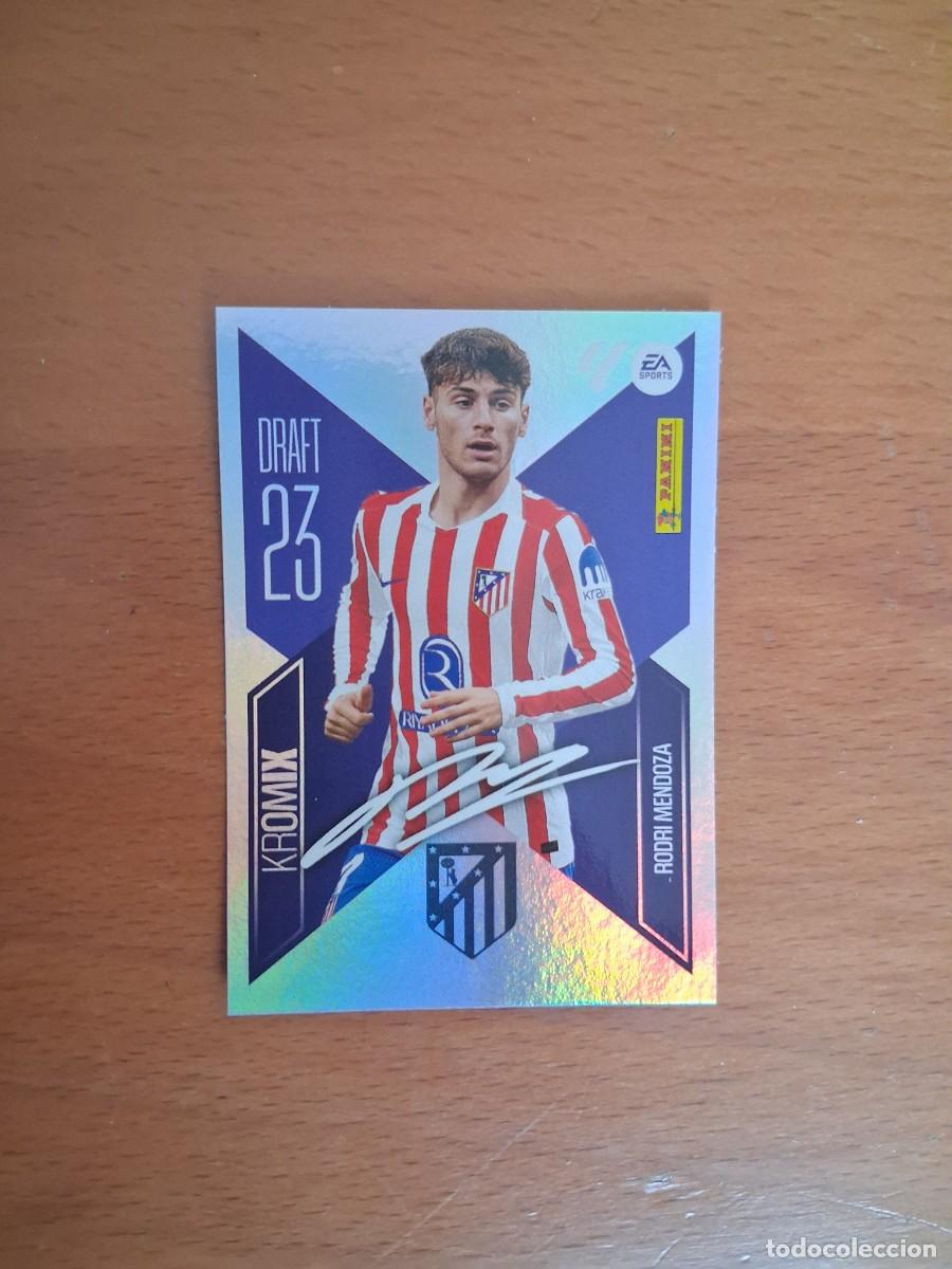 Cromos de f&uacute;tbol: Ediciones Este 2026 2027 26 27 Draft 23 Kromix Atletico de Madrid K21 21 Rodri Mendoza