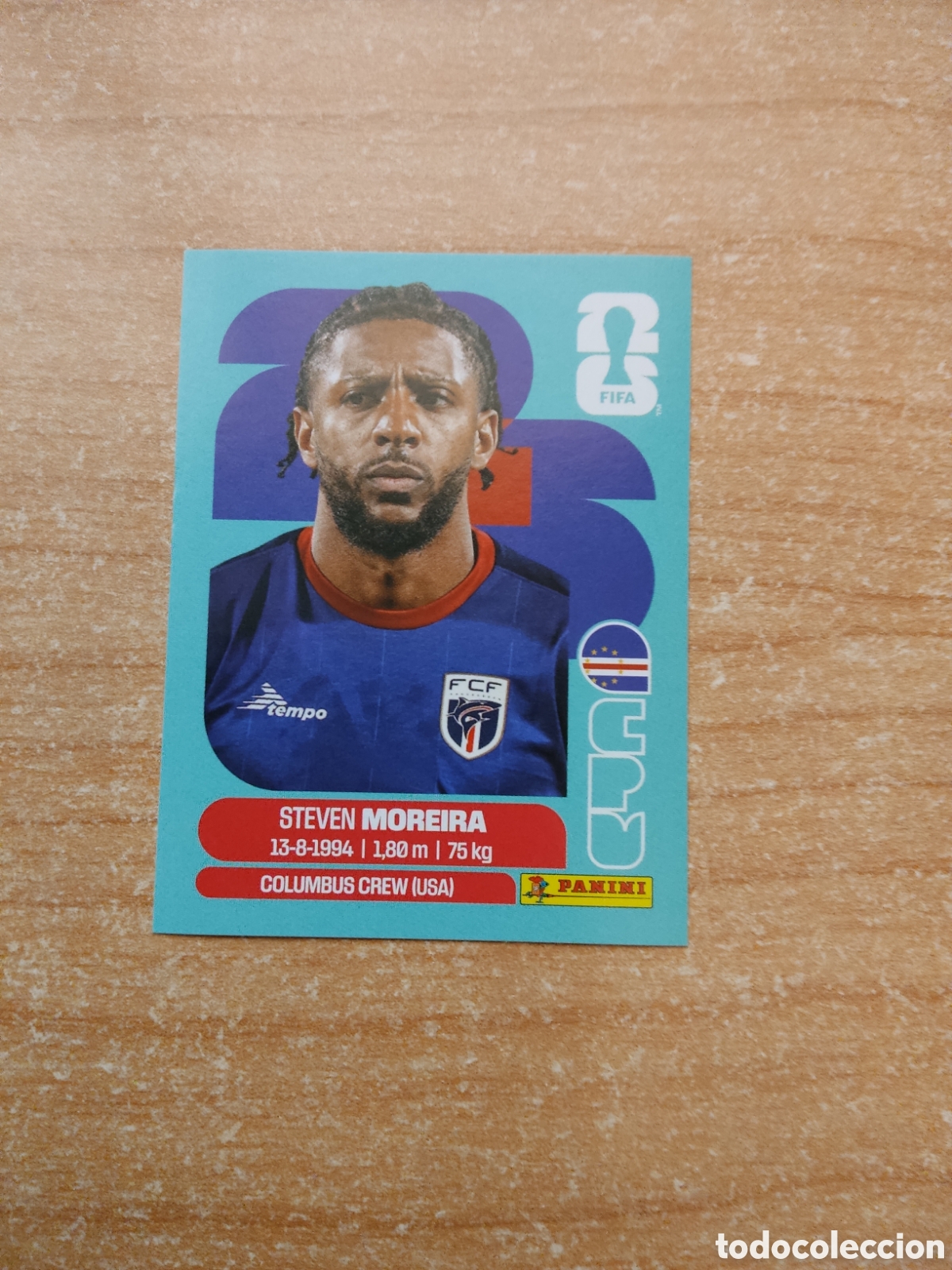 Cromos de f&uacute;tbol: 6 STEVEN MOREIRA CABO VERDE FIFA WORLD CUP 2026