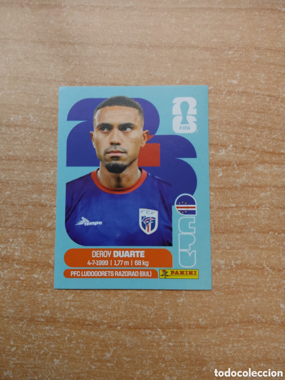 Cromos de f&uacute;tbol: 14 DUARTE CABO VERDE FIFA WORLD CUP 2026