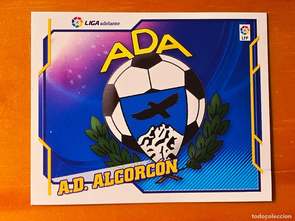 Cromos de f&uacute;tbol: Escudo AD Alcorc&oacute;n, Segunda Divisi&oacute;n Liga Adelante, Panini Ediciones Liga Este 2010 2011 10 11