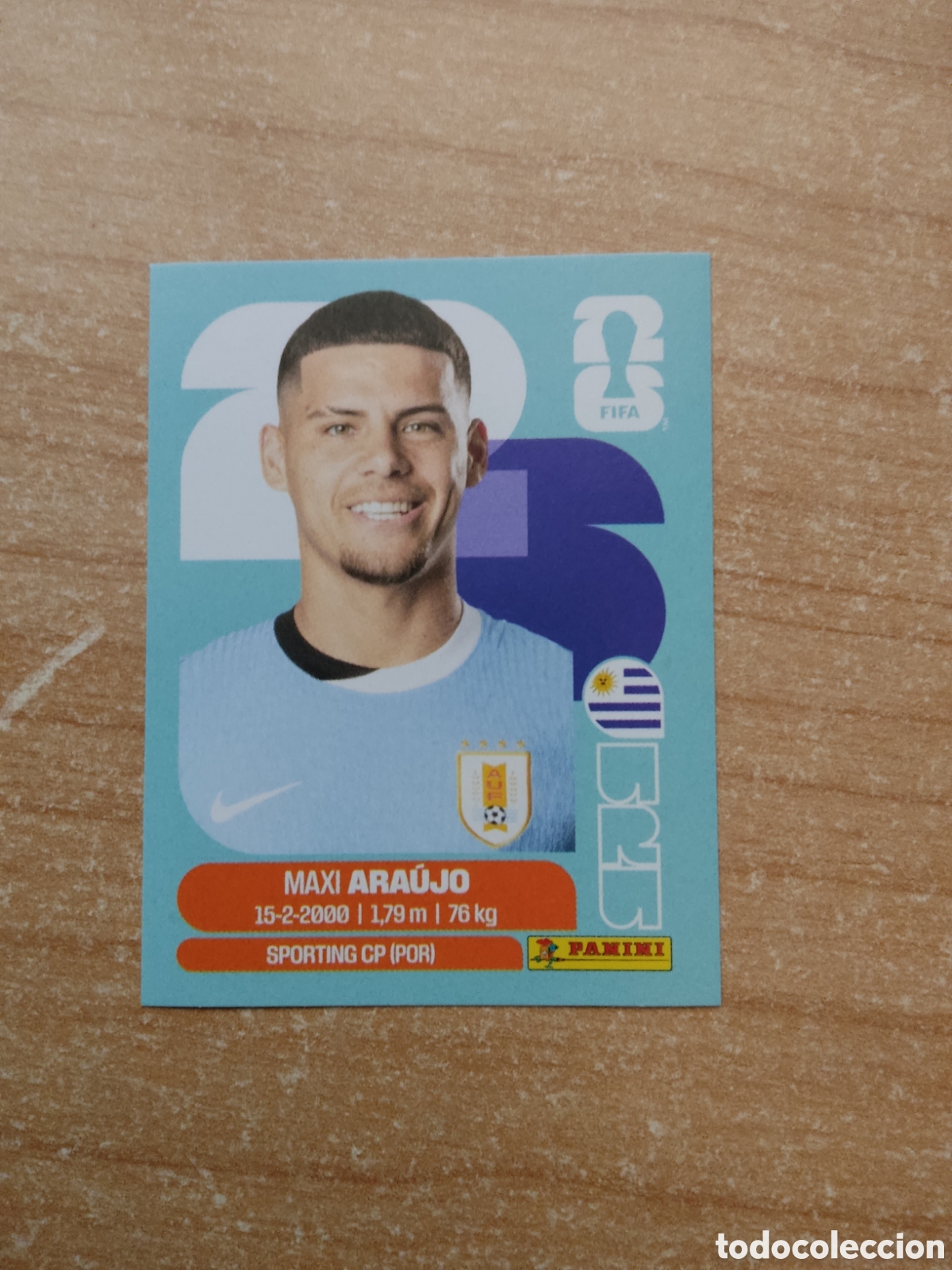 Cromos de f&uacute;tbol: 16 MAXI ARAUJO URUGUAY FIFA WORLD CUP 2026