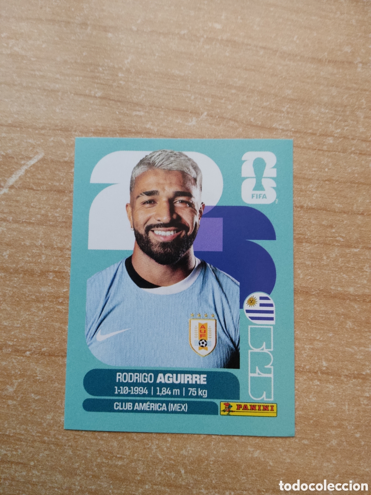 Cromos de f&uacute;tbol: 19 RODRIGO AGUIRRE URUGUAY FIFA WORLD CUP 2026