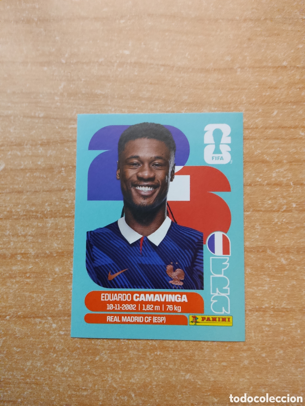 Cromos de f&uacute;tbol: 10 EDUARDO CAMAVINGA FRANCIA FIFA WORLD CUP 2026