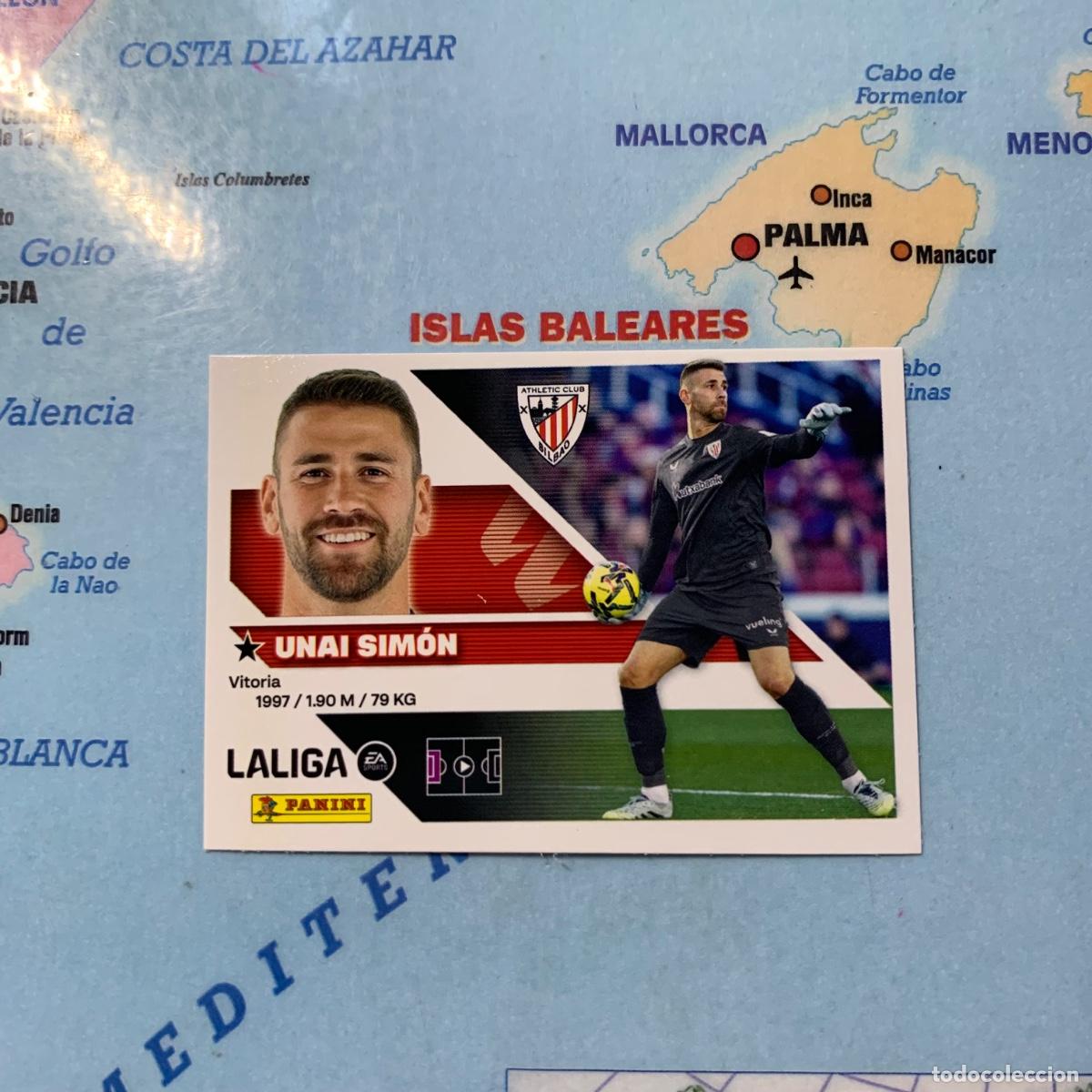 Cromos de f&uacute;tbol: Unai simon n&uacute;mero 3 del Athletic de Bilbao cromo de la liga este 26-27 2026-2027