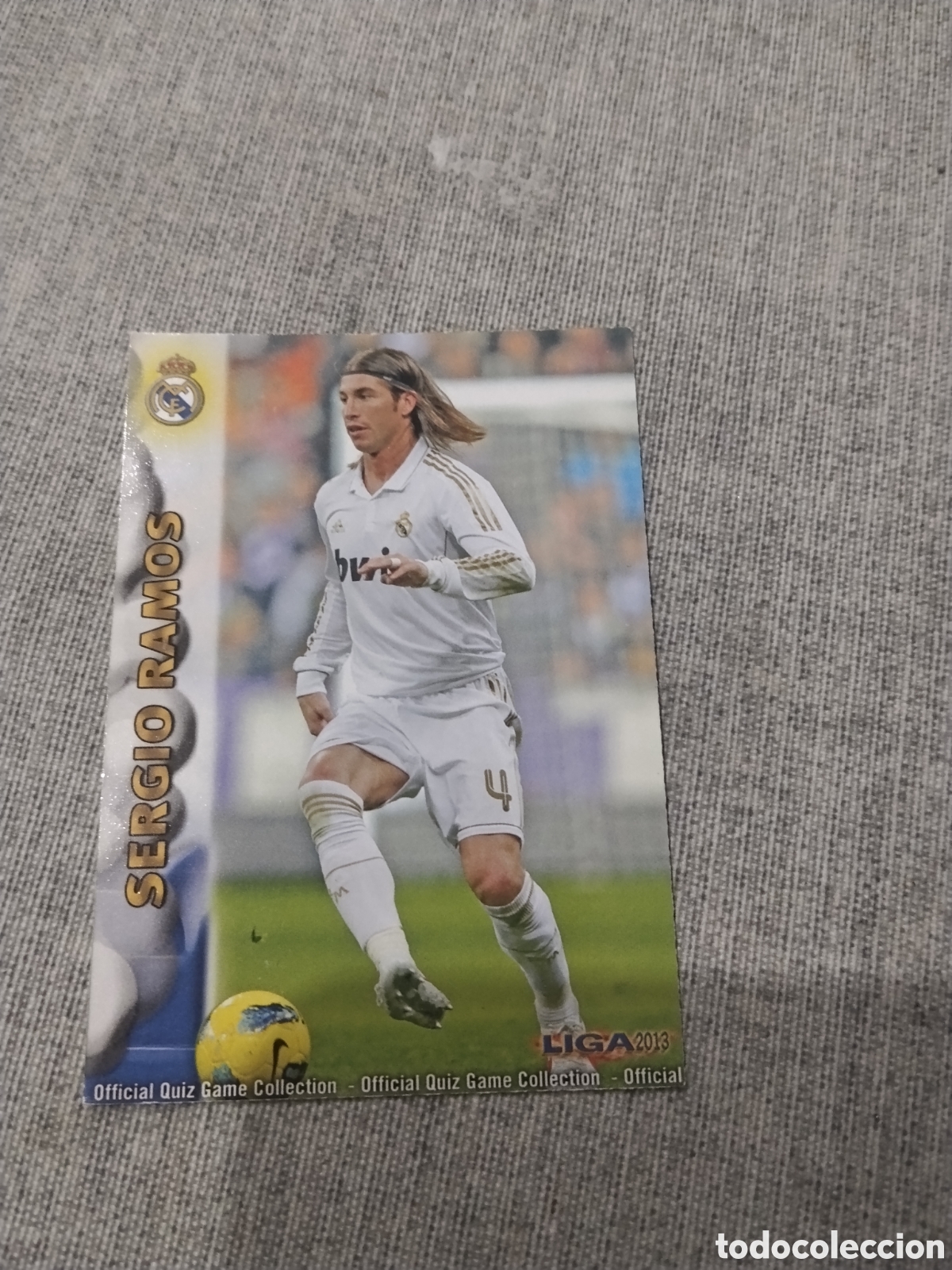 Cromos de f&uacute;tbol: MUNDICROMO QUIZ GAME 2013 (2012 13) N&ordm; 07 SERGIO RAMOS - R. MADRID